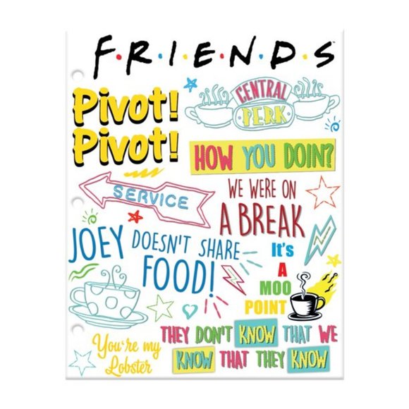 Friends TV Show Notebook Folder & Binder Set Gift School Scrapbooking - Picture 5 of 5